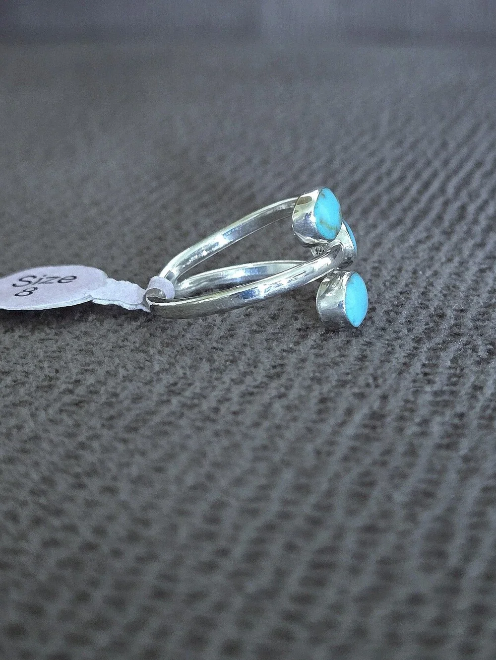 Silver🤍 Triple3️⃣ Turquoise🩵 Ring💍 - NWT